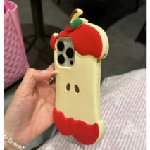 Chic Bitten Apple Silicone iPhone Case - ArtGalleryZen