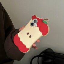 Chic Bitten Apple Silicone iPhone Case - ArtGalleryZen