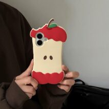 Chic Bitten Apple Silicone iPhone Case - ArtGalleryZen