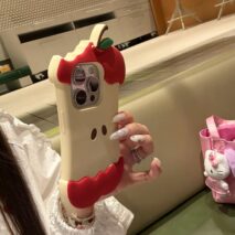 Chic Bitten Apple Silicone iPhone Case - ArtGalleryZen