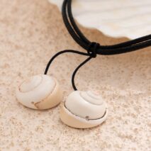 Chic Boho Shell Charm Wax Cord String Anklet - ArtGalleryZen