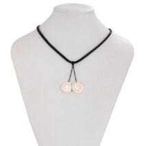 Chic Boho Shell Pendant Wax Cord String Necklace - ArtGalleryZen