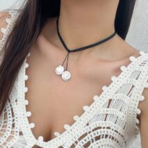 Chic Boho Shell Pendant Wax Cord String Necklace - ArtGalleryZen