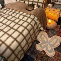 Chic Butterfly Dream Plush Rug Carpet - ArtGalleryZen