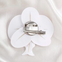 Chic Butterfly Orchid Flower Pin Brooch - ArtGalleryZen