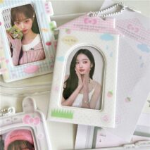 Chic Camera Phone Shaped Kpop Keychain Photocard Holder - ArtGalleryZen