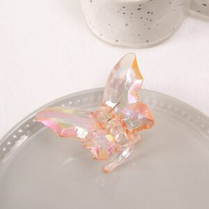 Chic Colorful Butterfly Chignon Claw Clip Hair Clip - ArtGalleryZen