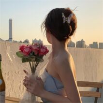 Chic Colorful Butterfly Chignon Claw Clip Hair Clip - ArtGalleryZen