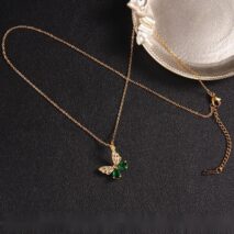 Chic Colorful Butterfly Pendant Necklace - ArtGalleryZen