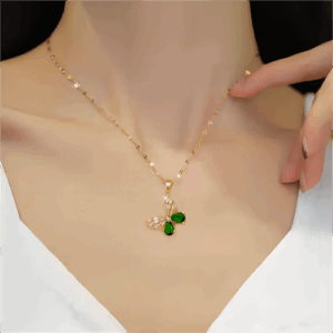 Chic Colorful Butterfly Pendant Necklace - ArtGalleryZen
