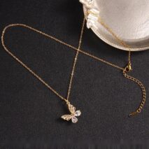 Chic Colorful Butterfly Pendant Necklace - ArtGalleryZen