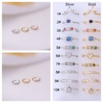 Chic Colorful CZ Inlaid Nose Piercing Nose Hoop - ArtGalleryZen