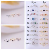 Chic Colorful CZ Inlaid Nose Piercing Nose Hoop - ArtGalleryZen