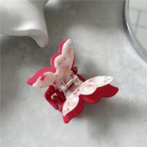 Chic Colorful Duo Butterfly Chignon Claw Clip Hair Clip - ArtGalleryZen