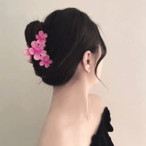 Chic Colorful Flower Hair Claw Clip - ArtGalleryZen