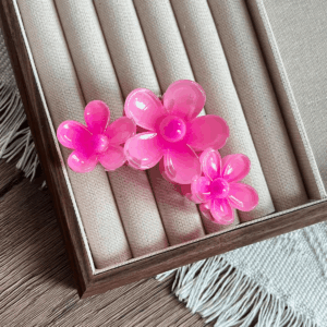 Chic Colorful Flower Hair Claw Clip - ArtGalleryZen