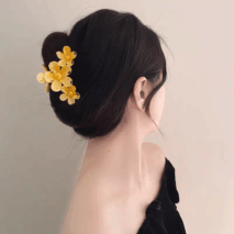 Chic Colorful Flower Hair Claw Clip - ArtGalleryZen