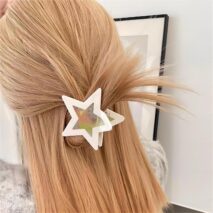 Chic Colorful Star Hair Claw Clip - ArtGalleryZen