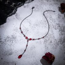 Chic Crystal Pendant Y Necklace - ArtGalleryZen