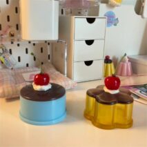 Chic Crystal Pudding Storage Box Jewelry Box - ArtGalleryZen