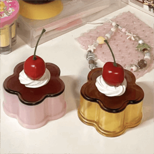 Chic Crystal Pudding Storage Box Jewelry Box - ArtGalleryZen