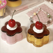 Chic Crystal Pudding Storage Box Jewelry Box - ArtGalleryZen