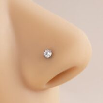 Chic Cubic Zirconia Titanium Nose Piercing Nose Stud - ArtGalleryZen