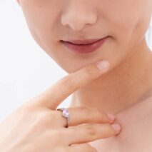 Chic CZ Inlaid Adjustable Crystal Star Heart Ring - ArtGalleryZen