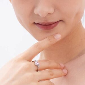 Chic CZ Inlaid Adjustable Crystal Star Heart Ring - ArtGalleryZen