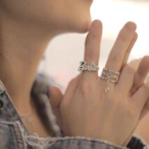 Chic CZ Inlaid Barbie Ring - ArtGalleryZen
