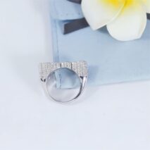 Chic CZ Inlaid Barbie Ring - ArtGalleryZen