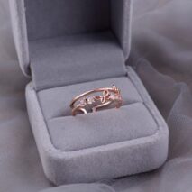 Chic CZ Inlaid Duo Butterfly Ring - ArtGalleryZen