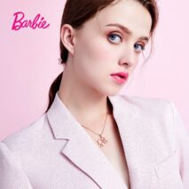 Chic CZ Inlaid S925 Sterling Silver Hollow Barbie Pendant Necklace - ArtGalleryZen