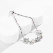 Chic CZ Inlaid Star Bracelet - ArtGalleryZen