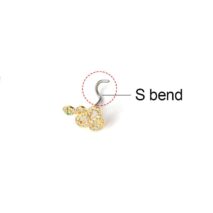 Chic CZ Inlaid Titanium Nose Piercing Nose Stud - ArtGalleryZen