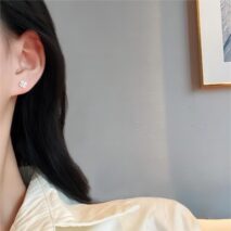 Chic CZ Inlaid Transformable Floral Dangle Stud Earrings - ArtGalleryZen