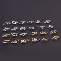 Chic CZ Inlaid Zodiac Non Piercing Nose Cuff Nose Ring - ArtGalleryZen