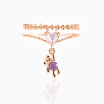Chic CZ Opal Inlaid Floral Butterfly Bear Heart Ring - ArtGalleryZen