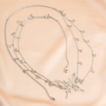 Chic Dainty Layered Butterfly Crystal Tassel Belly Chain - ArtGalleryZen