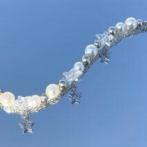Chic Elegant Layered Star Tassel Pearl Chain Bracelet - ArtGalleryZen