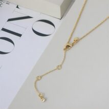 Chic Enamel Coffee Cup Long Chain Necklace - ArtGalleryZen