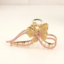 Chic Enamel Colorful Butterfly Chignon Claw Clip Hair Clip - ArtGalleryZen