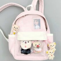 Chic Expression Mint Chocolate Kpop Fan Display Backpack - ArtGalleryZen