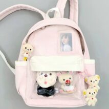 Chic Expression Mint Chocolate Kpop Fan Display Backpack - ArtGalleryZen