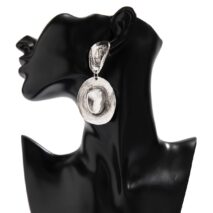 Chic Gold Silver Plated Cowboy Hat Dangle Earrings - ArtGalleryZen