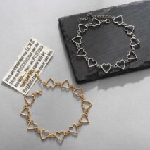 Chic Heart Chain Necklace - ArtGalleryZen
