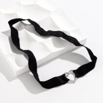 Chic Heart Charm Colorful Elastic Band Thigh Leg Chain - ArtGalleryZen
