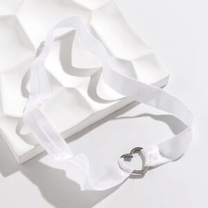 Chic Heart Charm Colorful Elastic Band Thigh Leg Chain - ArtGalleryZen