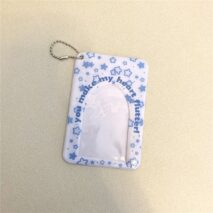 Chic Heart Star Lucky Clover Kpop Keychain Photocard Holder - ArtGalleryZen