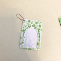 Chic Heart Star Lucky Clover Kpop Keychain Photocard Holder - ArtGalleryZen